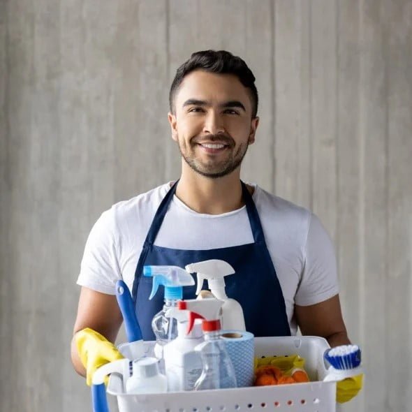 male cleaner